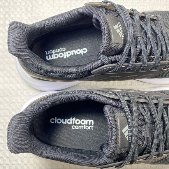 NEW adidas EQ19 Run Black White Running Jogging Sports Sneakers Shoes; Women’s 7 - Picture 13 of 16